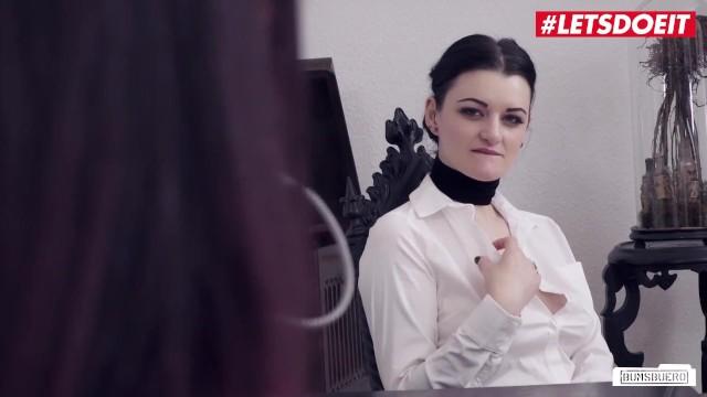 LETSDOEIT - German Lesbian Secretaries Intense Pussy Licking in the Office - 1