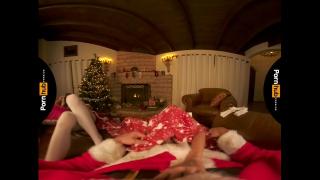 Erito VR 180 - Blue Haired Elf Jewelz Blu Rides Santa's Big Cock People Having Sex
