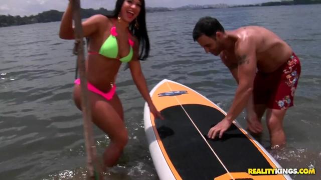 RealityKings - Hot Latina Leticia had a Rough Beach Sex - 1