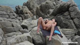 Ninfeta Monica Naked at Public Beach at ClubSeventeen Dildo