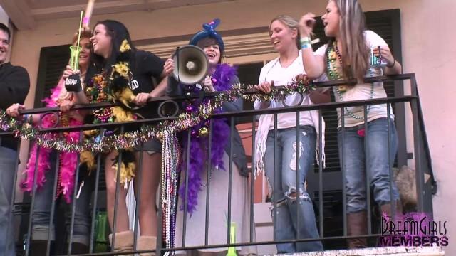 Handsome Mardi Gras Balcony Party Girls Gay Boy Porn - 2