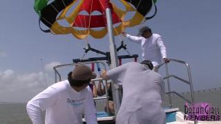 Messy Two Hot Blondes Parasail Naked on Spring Break Pt 2 TheFappening
