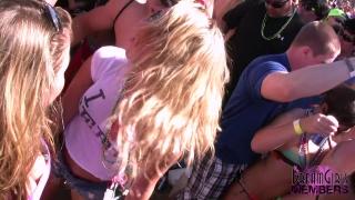 DonkParty Gorgeous Bikini Partiers in South Padre Island for Spring Break Best Blow Jobs Ever