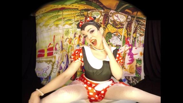 QuebecCoquin Bravo Models Cosplay 3D VR Videos - 355 Rebecca Black - Minie Mouse Costume Pussyeating - 1