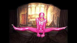 StileProject Bravo Models Cosplay 3D VR Videos - 356 Rebecca Black - Pink Spandex Costum Perfect Ass