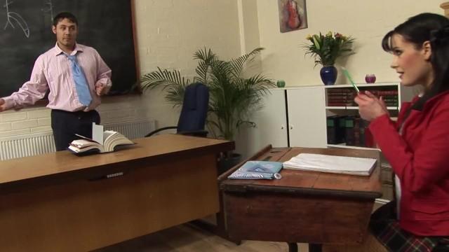 Ride Student with Big Naturl Tit Fucked by Prof inside the Classroom Stepsiblings