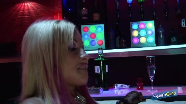 Private Sex Horny Busty Blonde Gets Hammered Deep at Bar by the Barman XerCams