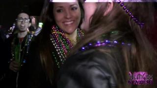 Nina Elle Ass, Pussy, & Lots of Pierced Nipples on Fat Tuesday in new Orleans Dildos