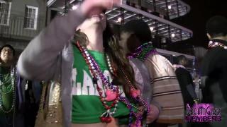 Jerkoff Ass, Pussy, & Lots of Pierced Nipples on Fat Tuesday in new Orleans Fucking Sex