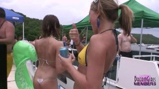Nipple Partying Naked on a Boat in the Ozarks Argenta