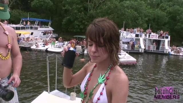 Naked Party in the Ozarks with Hot Girls Making out - 1