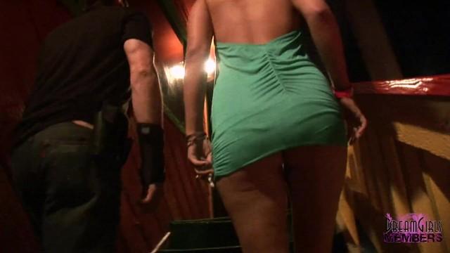 Awesome Upskirts with Tiny Panties at Spring Break Night Club - 1