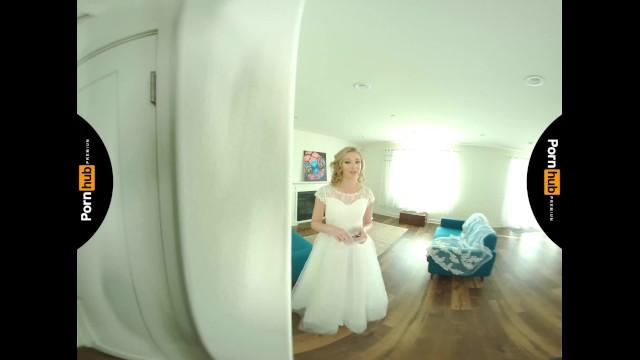 VR 180 - Nervous Bride Tiffany Watson Blows best Man before the Wedding - 2