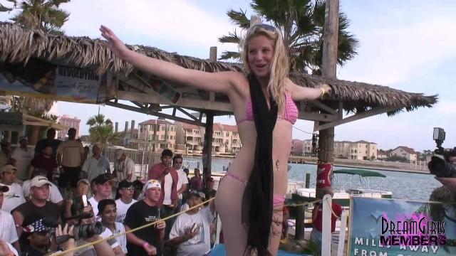 Normal Spring Break Bikini Contest Turns into Wild Freaky Sex Show Pt 1 - 1