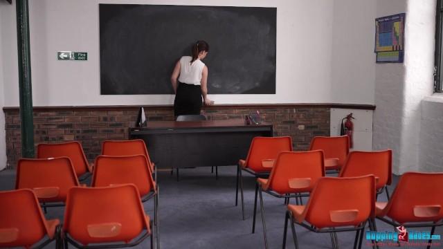 Horny Teacher Rewards you with a Hot Strip Tease - 1