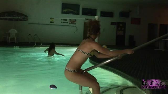 Naked Smoking & Skinny Dipping in a Iowa Hotel Public Pool Viet Nam - 1