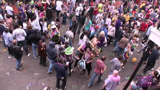 Camgirl The Freaks come out during the Day at Mardi Gras Gay Averagedick - 1