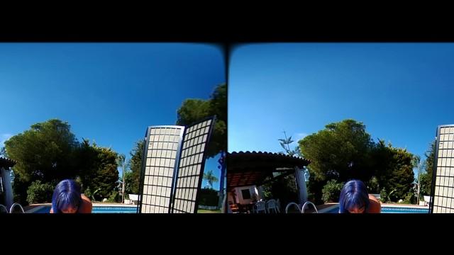 18QT VR : Sex at the Pool LiveX-Cams - 1