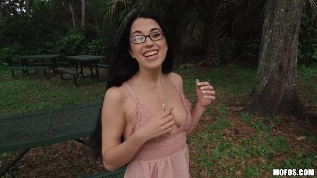 Mofos - Alex Coal Sucks and Fucks Stranger's Big Cock in the Forest - 1