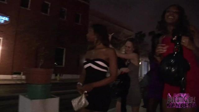 Interracial Party Girls Show Tits Ass & Pussy after the Club - 2