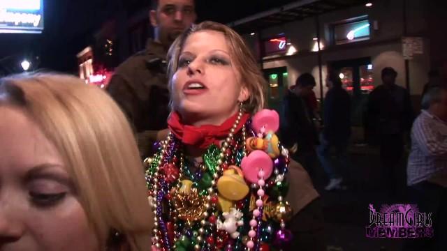 Small Tits Porn Exhibitionist Wives Proudly Show Em at Mardi Gras Cum Swallow