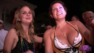 Fucked Hard Girls get Buck Naked at Wild Swinger Street Party Chilena