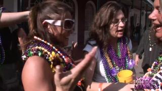 XXXShare Hot Party Girls Whip Tits out for Good Beads at Mardi Gras Girlsfucking