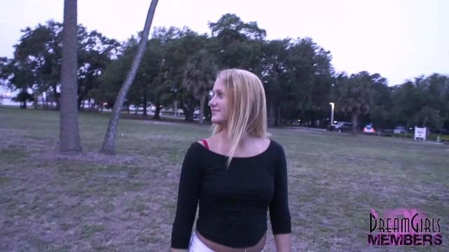 Guys Freaky Blonde Flashes at a Public Park during Soccer Practice Amateurs Gone