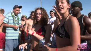 Dildos Hitting the Beach with two Wild Party Girls Muscle