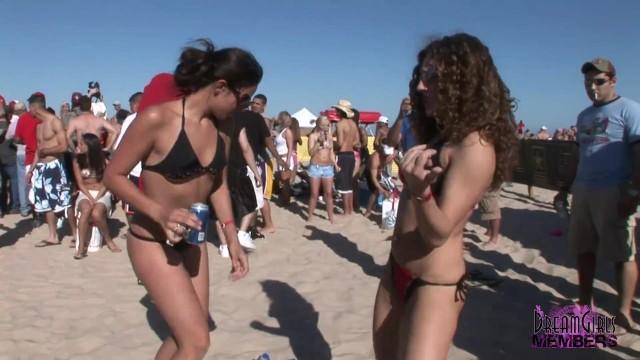 Asses College Spring Breakers Party Hard at Texas Beach Booty
