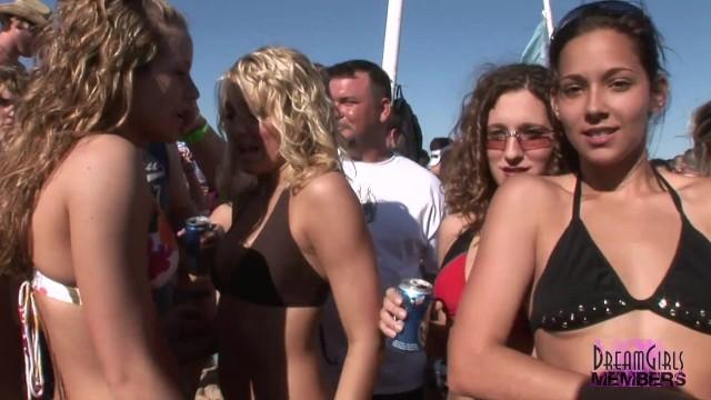 College Spring Breakers Party Hard at Texas Beach - 2