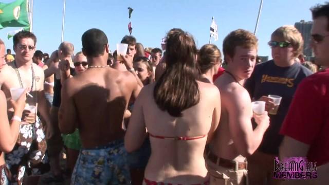 College Spring Breakers Party Hard at Texas Beach - 2