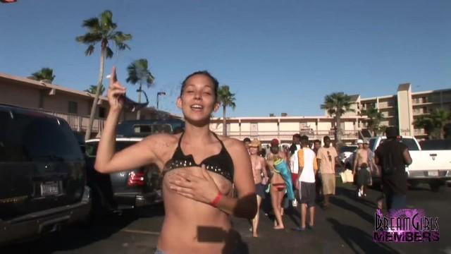 Group Sex Girls going Wild at Huge Texas Beach Party Best Blow Job Ever - 1