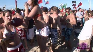 XBizShow Girls going Wild at Huge Texas Beach Party Sexy