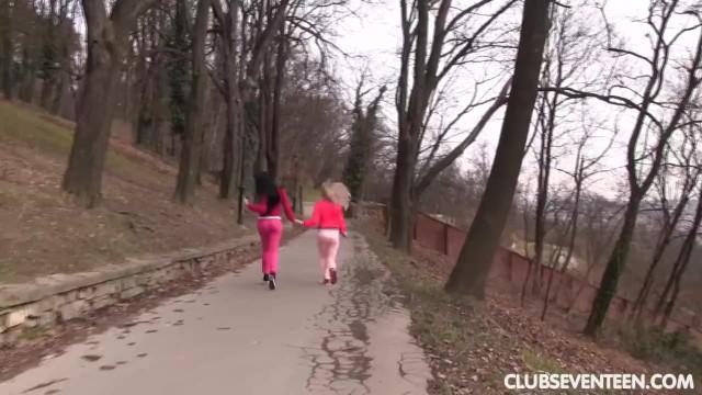 Ffm Ana Rose goes Jogging with her Tiny Friend Ashley by ClubSeventeeen Virginity