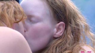 Oral Sex Porn Lesbian Redheads with Hairy Cunts and Armpits...