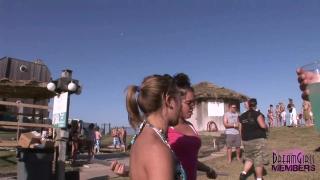 Masterbate Awesome Spring Break Beach Party & Hot Girl Peeing Chupada