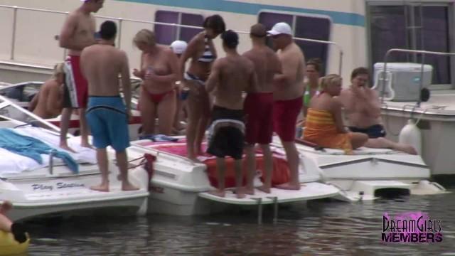 Party Chicks Loose their Tops at Lake of the Ozarks - 1