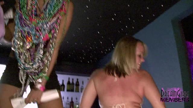 Lingerie Texas Party Girls get Wild & Totally Naked on Spring Break Tats - 2
