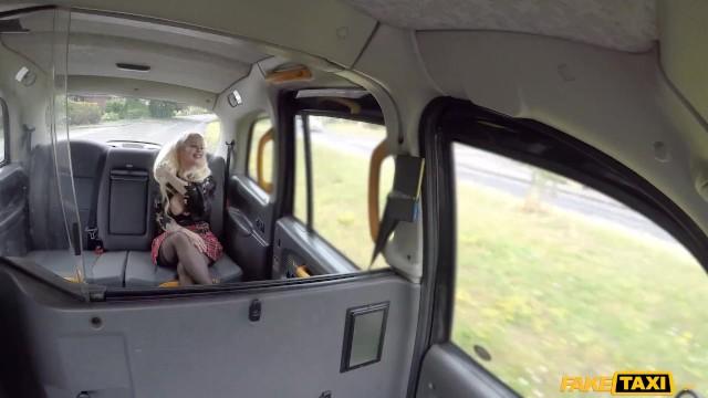 Analplay Fake Taxi - Big Titted Blonde MILF Petite Princess Eve Fucked Hard in Car Teacher