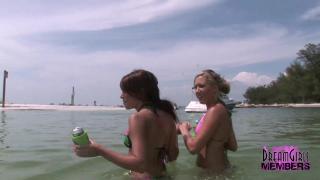 Perfect Butt Two Innocent Teens Flash their Perky Titties at a Boat Party Skinny