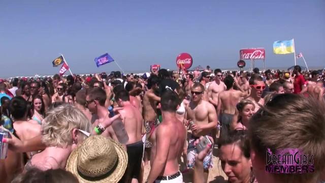 Oral Pre Corona Beach Bash with Hot Bikini Freaks Part 1 Sixtynine