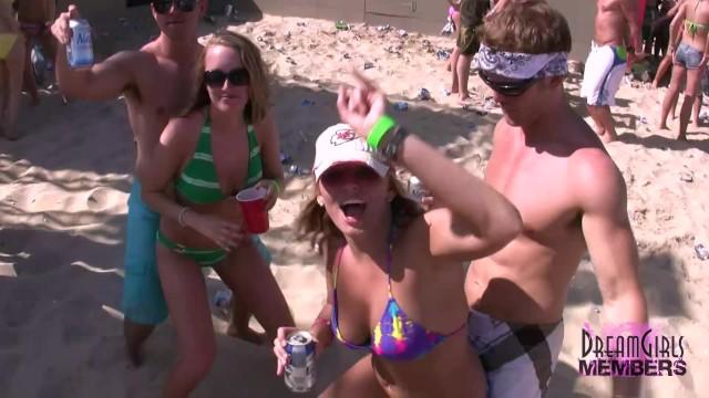 Oral Pre Corona Beach Bash with Hot Bikini Freaks Part 1 Sixtynine - 1