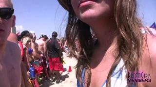 Tubent Bikini Beach Tug of War Sex Party