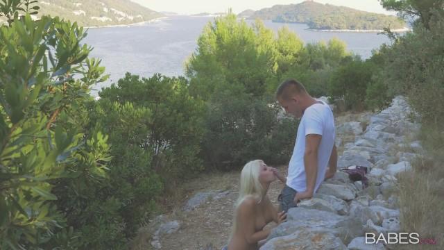 Fucks BABES - Sexy Blonde Chloe Lacourt Takes a Hike & Gets Ass Fucked CelebsRoulette