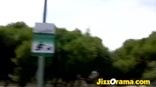 Jizzorama - Public Casting of Cute Amateur Brunette - 2