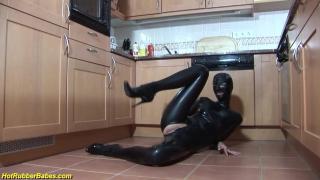BangBros My Stepsister in a Black Latex Catsuit Fodendo