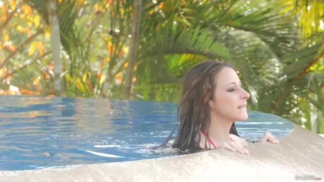 PornPokemon Babes - Fun by the Pool with Martina Gold T Girl
