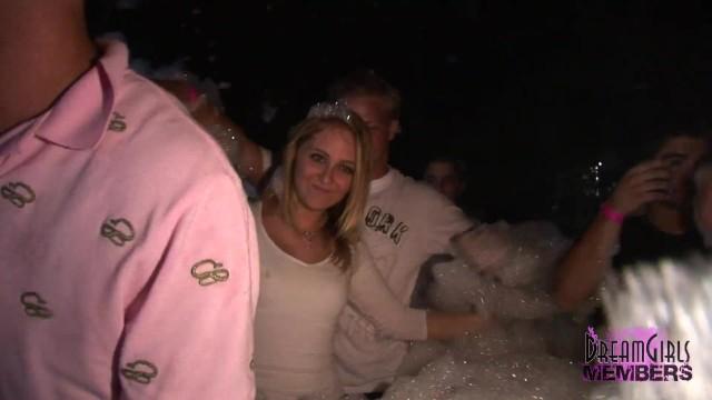 College Teens Dance at Local Foam Party - 2