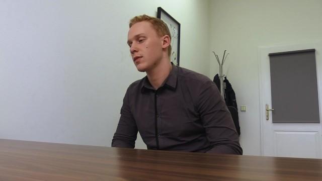 Facesitting Bigstr - Young Ginger Takes Raw Cock in Job Interview Mojada